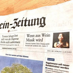 Rhein-Zeitung titelseite